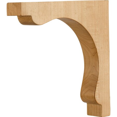 Hardware Resources 1-1/4" Wx7"Dx7"H Oak Square End Corbel COR28-1OK